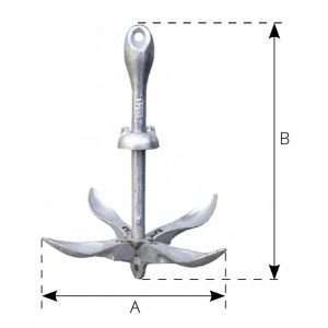 Ancora ombrello kg.4 - Ricambi Nautici Boranautica