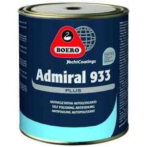 Antiveg. admiral 933 nero 5l - Ricambi Nautici Boranautica