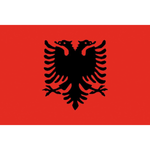 Bandiera albania cm.20x30 - Ricambi Nautici Boranautica