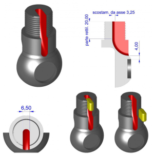 Base antenna abs - Ricambi Nautici Boranautica