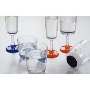 Bicchiere vino 300 ml arancione - Ricambi Nautici Boranautica
