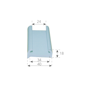 Canalina tr40 per c40 mt 4 - Ricambi Nautici Boranautica