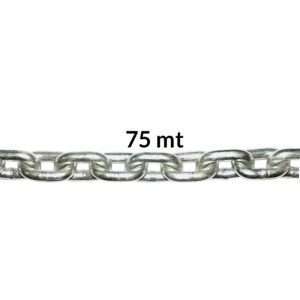Catena inox calibrata ø mm.12 mt 75 - Ricambi Nautici Boranautica