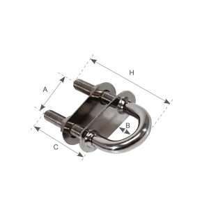 Cavallotto deluxe acc.inox - Ricambi Nautici Boranautica