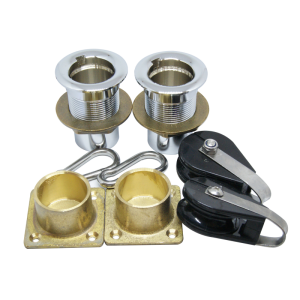 Coppia gruette inox  ø mm.60 - Ricambi Nautici Boranautica