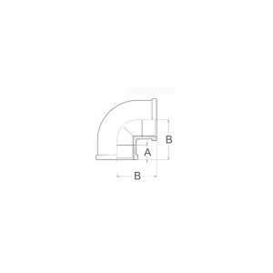 Curva f-f in bronzo da 3/4 - Ricambi Nautici Boranautica