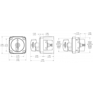 Deviatore 0-1-2-both - Ricambi Nautici Boranautica