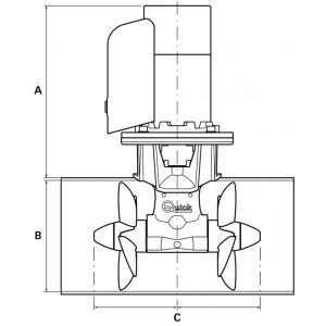 ELICA BTQ 250-140kg 24V - Ricambi Nautici Boranautica