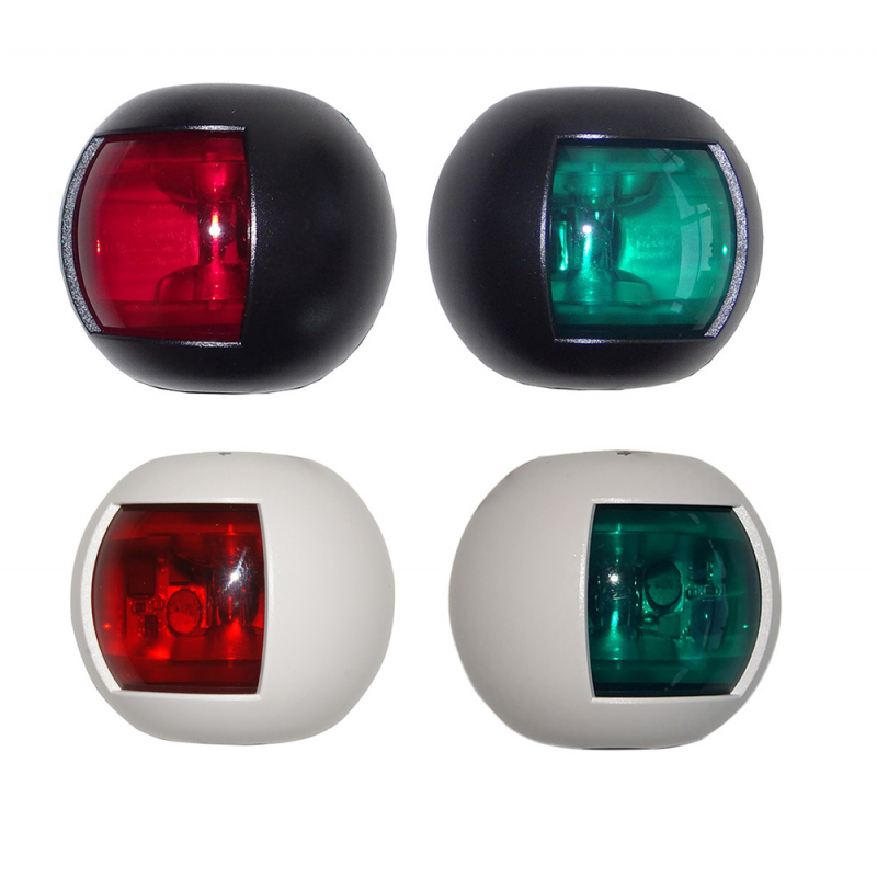 Fanale rosso 112,5° delfi a led - Ricambi Nautici Boranautica