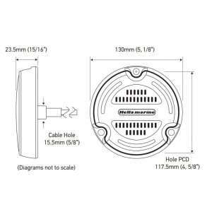 Faro sub apelo a3 led bronze rgb - Ricambi Nautici Boranautica
