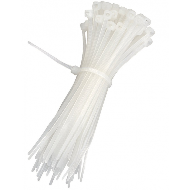 Fascetta nylon bianco mm.178x4,8 - Ricambi Nautici Boranautica