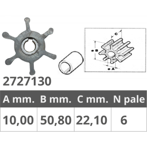 Girante pompe renault 48300037/55 - Ricambi Nautici Boranautica