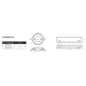Kit alluminio volvo 280 - Ricambi Nautici Boranautica