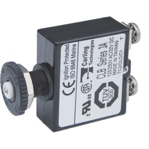 Magnetotermico a pulsante 30a - Ricambi Nautici Boranautica