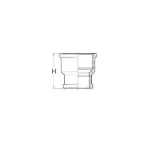 Manicotto ridotto f-f da 3/4 a 1/2 - Ricambi Nautici Boranautica