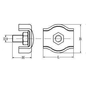 Morsetto inox 316 ø mm.4 - Ricambi Nautici Boranautica