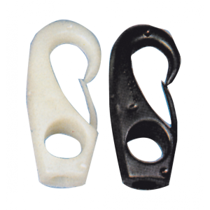 Moschettone nylon bianco ø mm.6 - Ricambi Nautici Boranautica