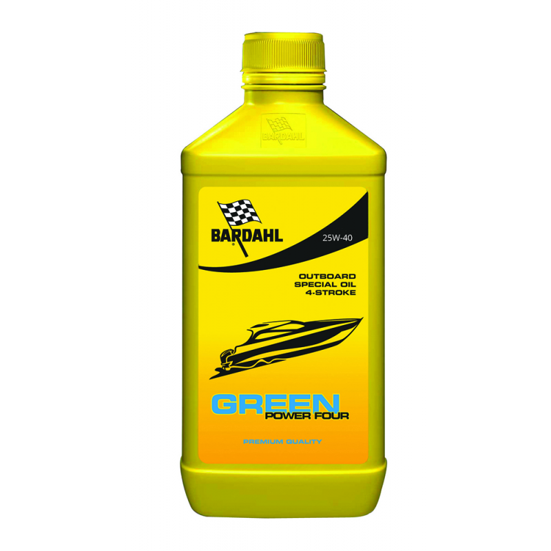 Olio green power four 25w40 1lt - Ricambi Nautici Boranautica