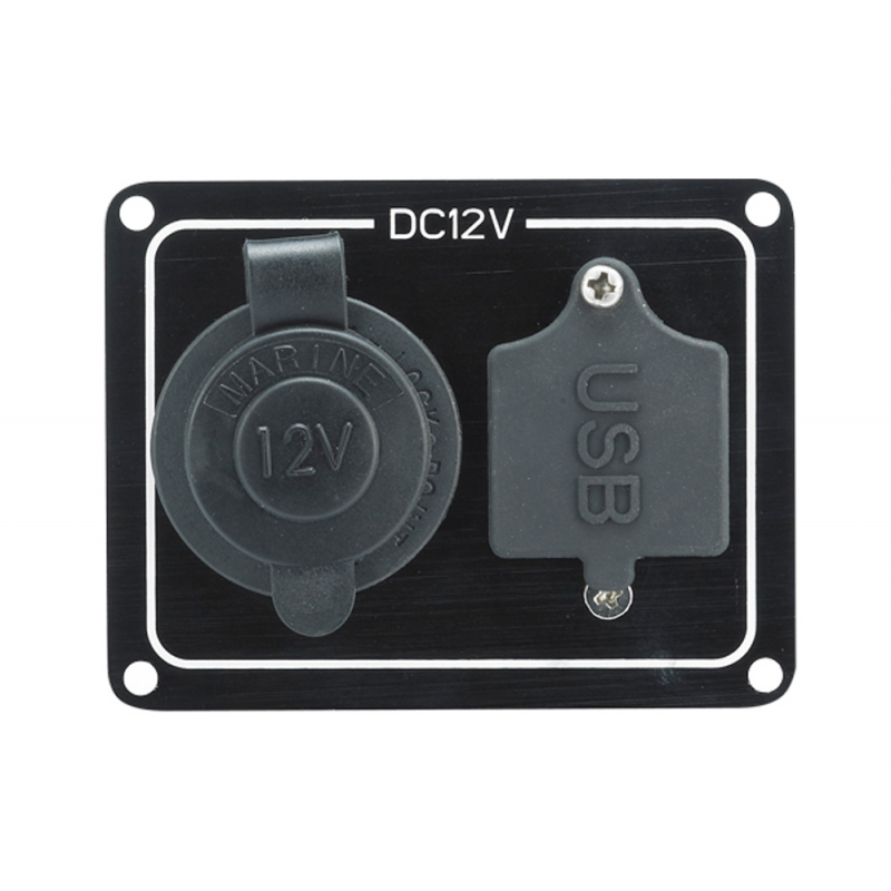 Pannello con presa - Ricambi Nautici Boranautica