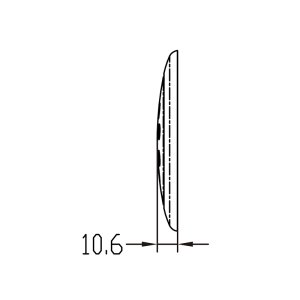 PLAFONIERA INOX A 5 LED Ø MM.94x11h - Ricambi Nautici Boranautica