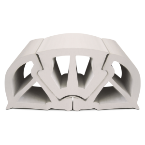 Profilo bumper 160 bianco mt 2 - Ricambi Nautici Boranautica