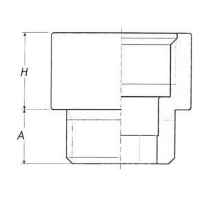 Prolunga mf 3/8 x 20 - Ricambi Nautici Boranautica