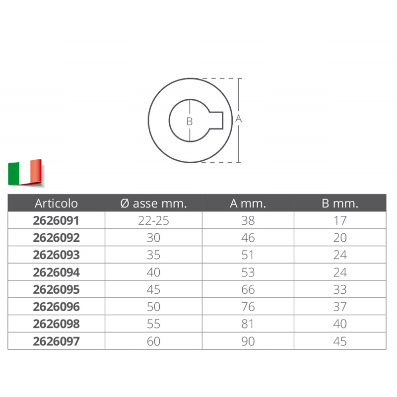 Rondella inox ø mm.50 - Ricambi Nautici Boranautica