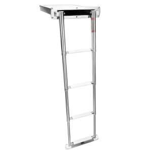 Scaletta  inox ad incasso 4 gradini - Ricambi Nautici Boranautica