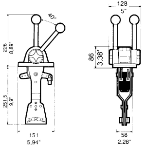 Scatola comando b101 - Ricambi Nautici Boranautica
