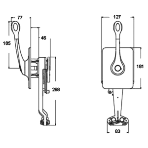 Scatola comando b400 - Ricambi Nautici Boranautica