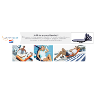 Sedile comfort regular blu-bianco - Ricambi Nautici Boranautica