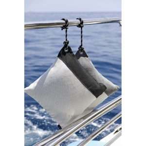 Set 2 cuscini nero/bianco - Ricambi Nautici Boranautica