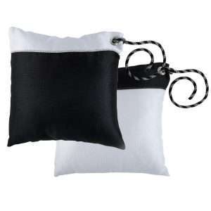Set 2 cuscini nero/bianco - Ricambi Nautici Boranautica