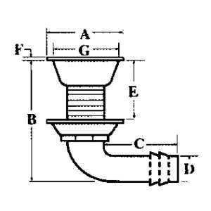 Sfiato inox 316 curvo ø mm.16 - Ricambi Nautici Boranautica
