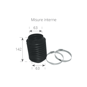Soffietto gas scarico - Ricambi Nautici Boranautica