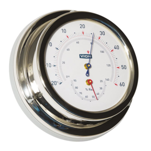 Termoigrometro inox ø mm.127 Termoigrometro inox ø mm.127 - Ricambi Nautici Boranautica