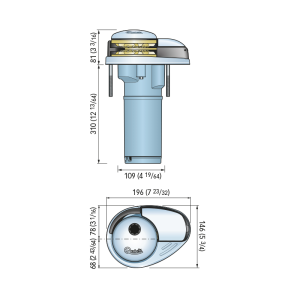 Dp2l 770 12v 350w b.7 1/4 - Ricambi Nautici Boranautica