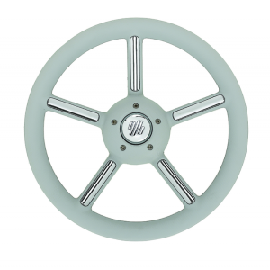 Ruota timone v56 grigia ø mm.350 Ruota timone v56 grigia ø mm.350 - Ricambi Nautici Boranautica