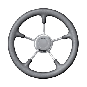Ruota timone grigio ø mm.280 Ruota timone grigio ø mm.280 - Ricambi Nautici Boranautica